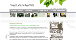 Desktop Screenshot of historie-hovenier.nl